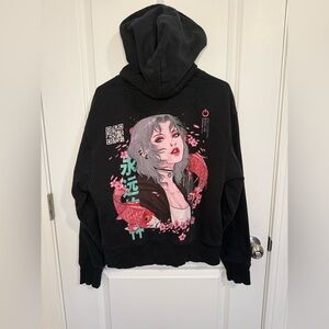 Eterna Black Outerwear with Silver‎ Detail